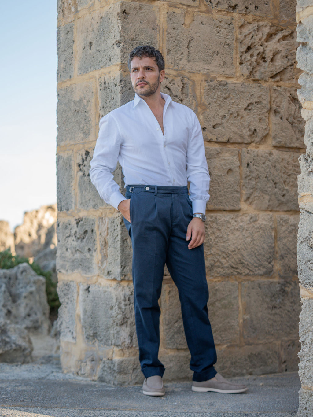 Island White - Cotton/Linen