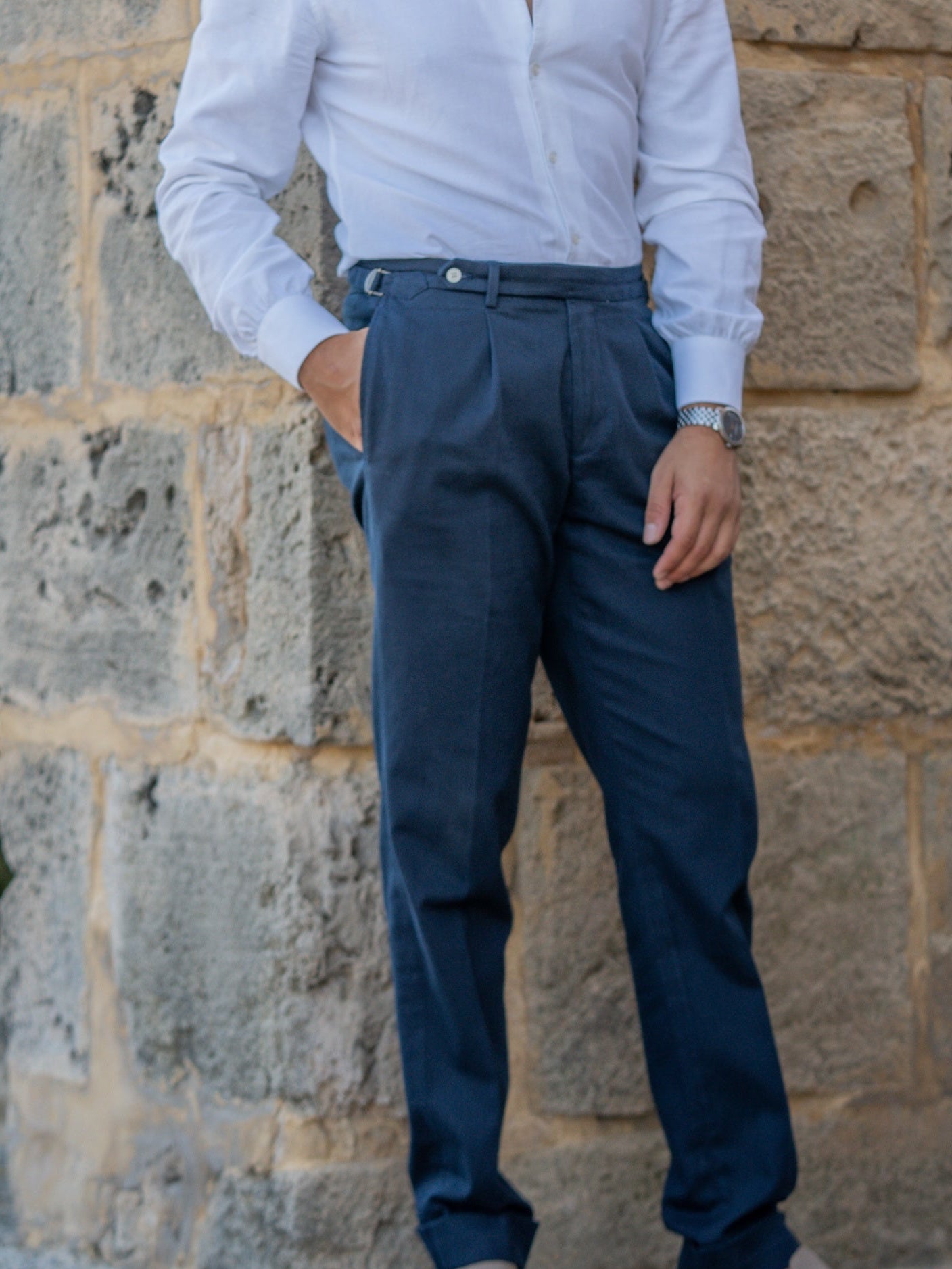 Navy Blue - Sartorial chino